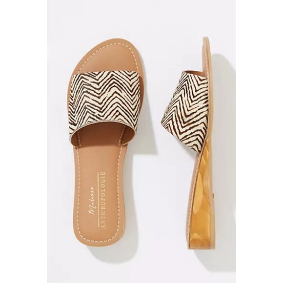 Anthropologie Matisse Havana Slide Zebra Sandals - Picture 10 of 12